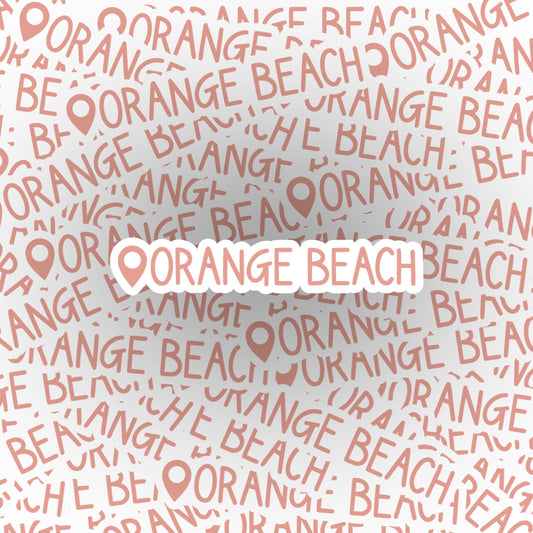 Orange Beach Sticker