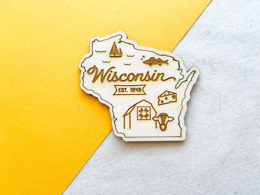 Wisconsin Home Town Magnet