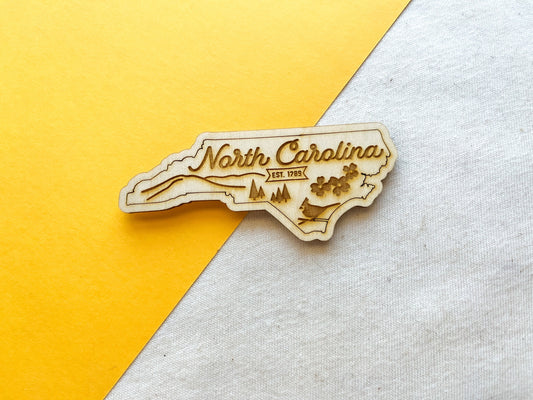 North Carolina Home Town Magnet