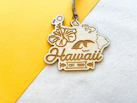 Hawaii State Ornament