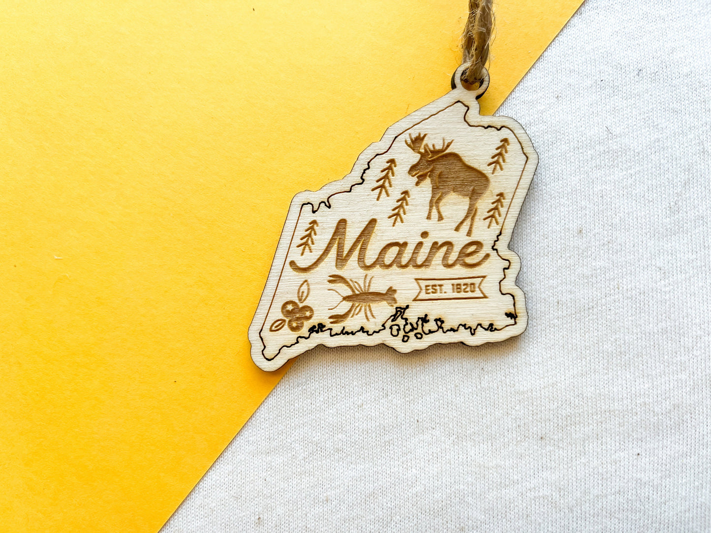 Maine State Ornament