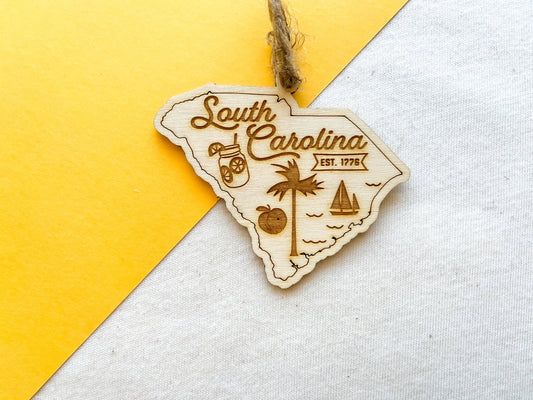 South Carolina State Ornament