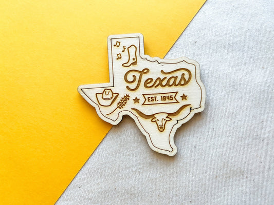 Texas Home Town Magnet