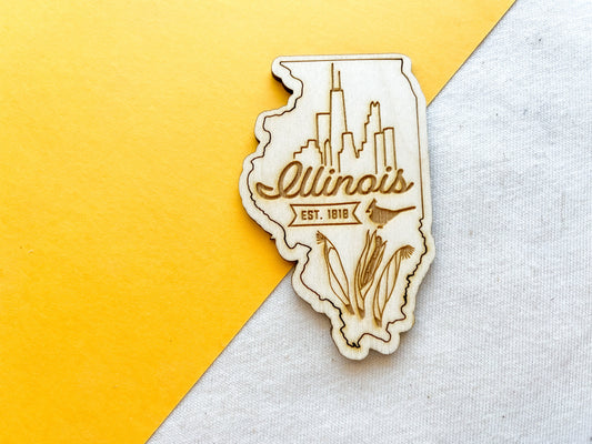 Illinois Home Town Magnet