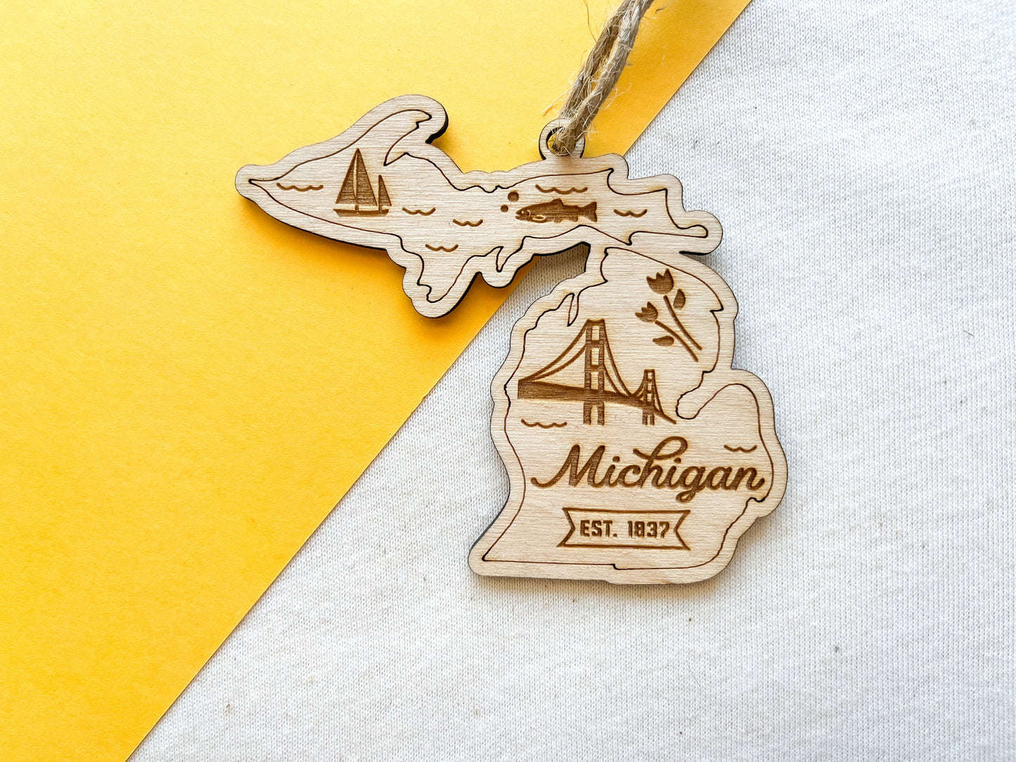 Michigan State Ornament