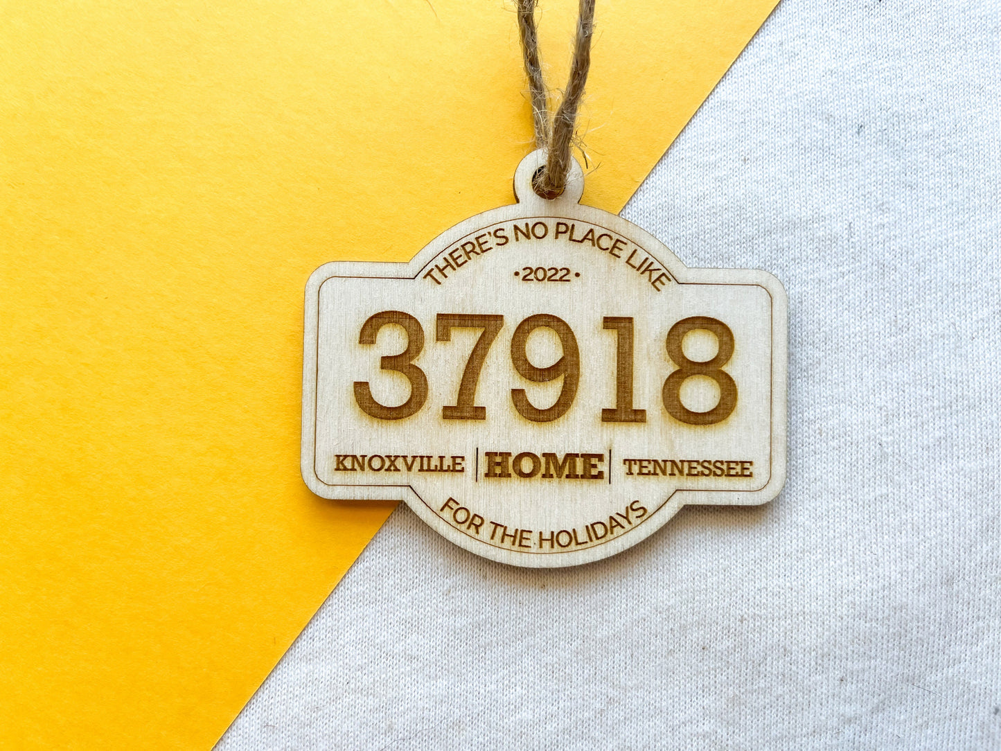 There's No Place Like Home For The Holidays Zip Code Ornament