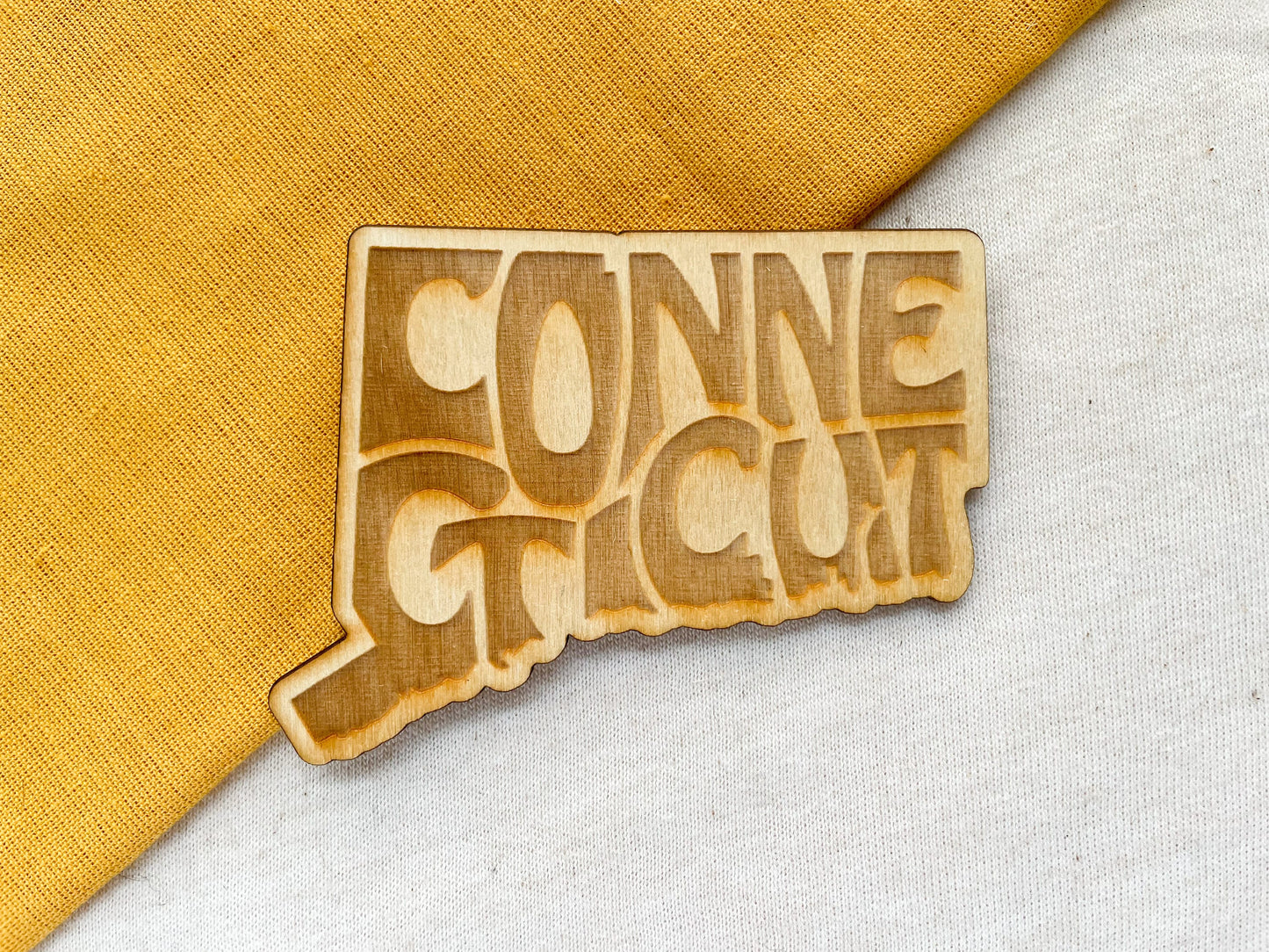 Connecticut State Name Magnet