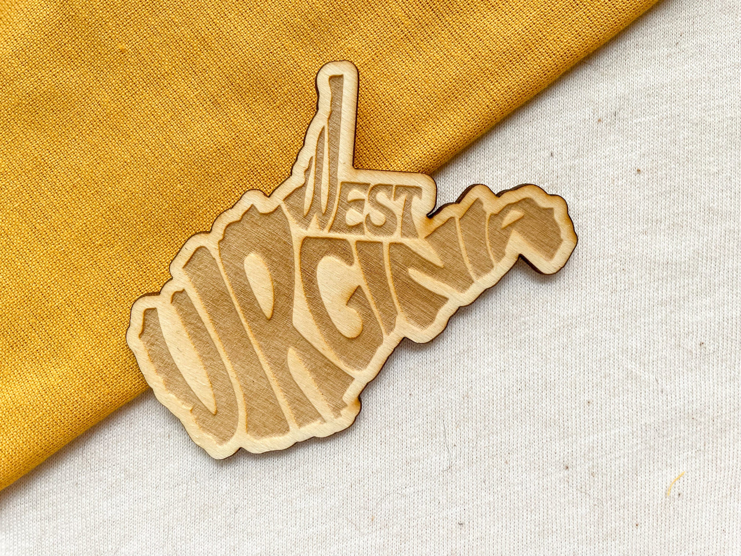 West Virginia State Name Magnet