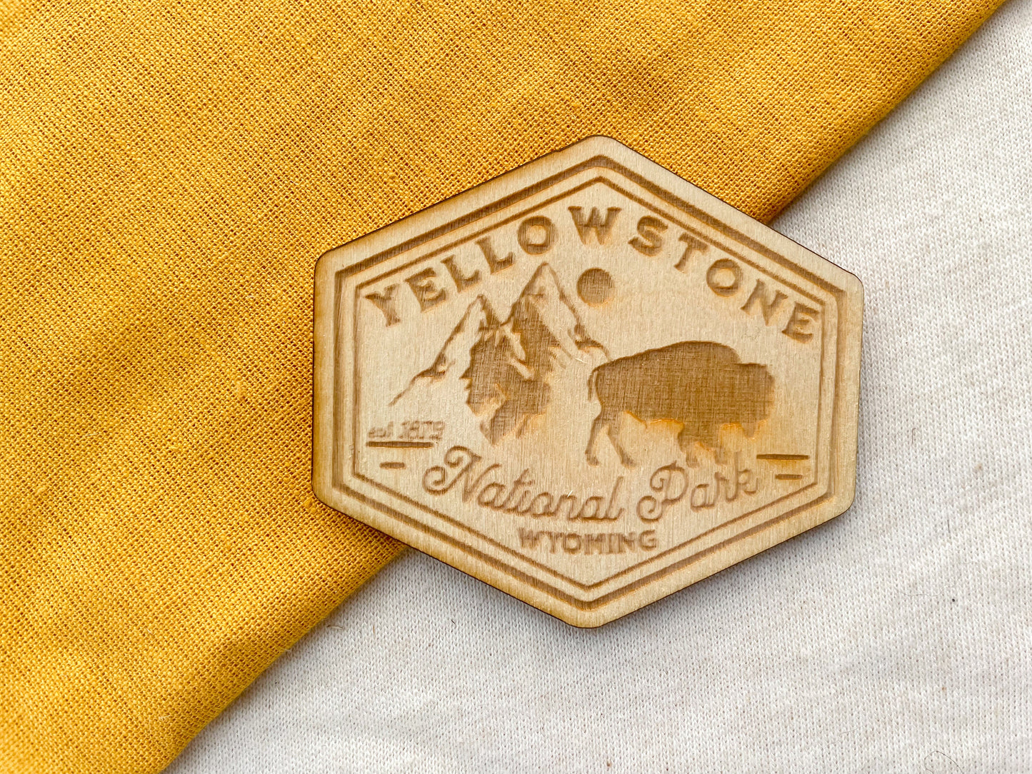 Yellowstone National Park Bison Magnet