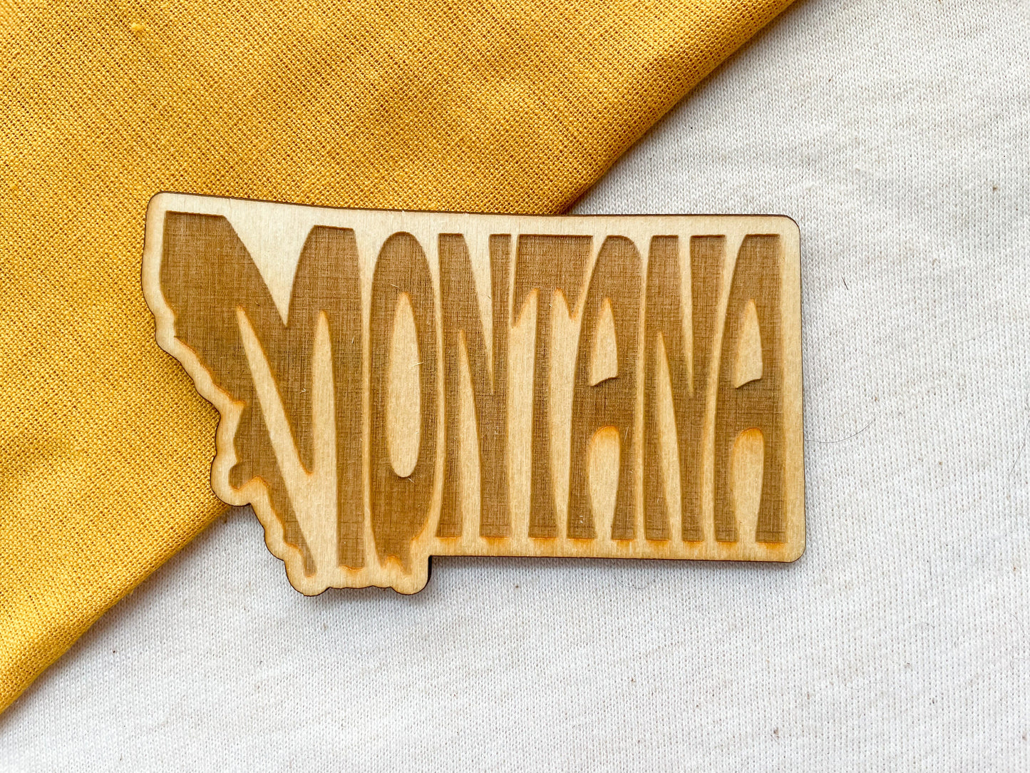 Montana State Name Magnet