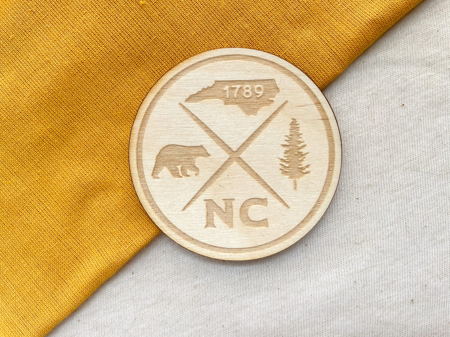 North Carolina Badge Magnet
