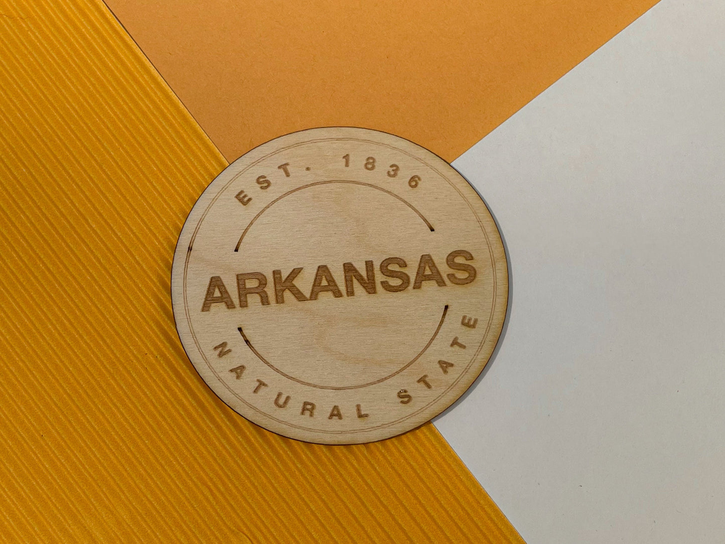 Arkansas State Token Magnet