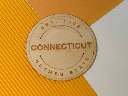 Connecticut State Token Magnet