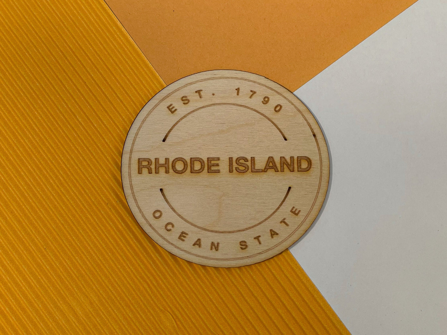 Rhode Island State Token Magnet