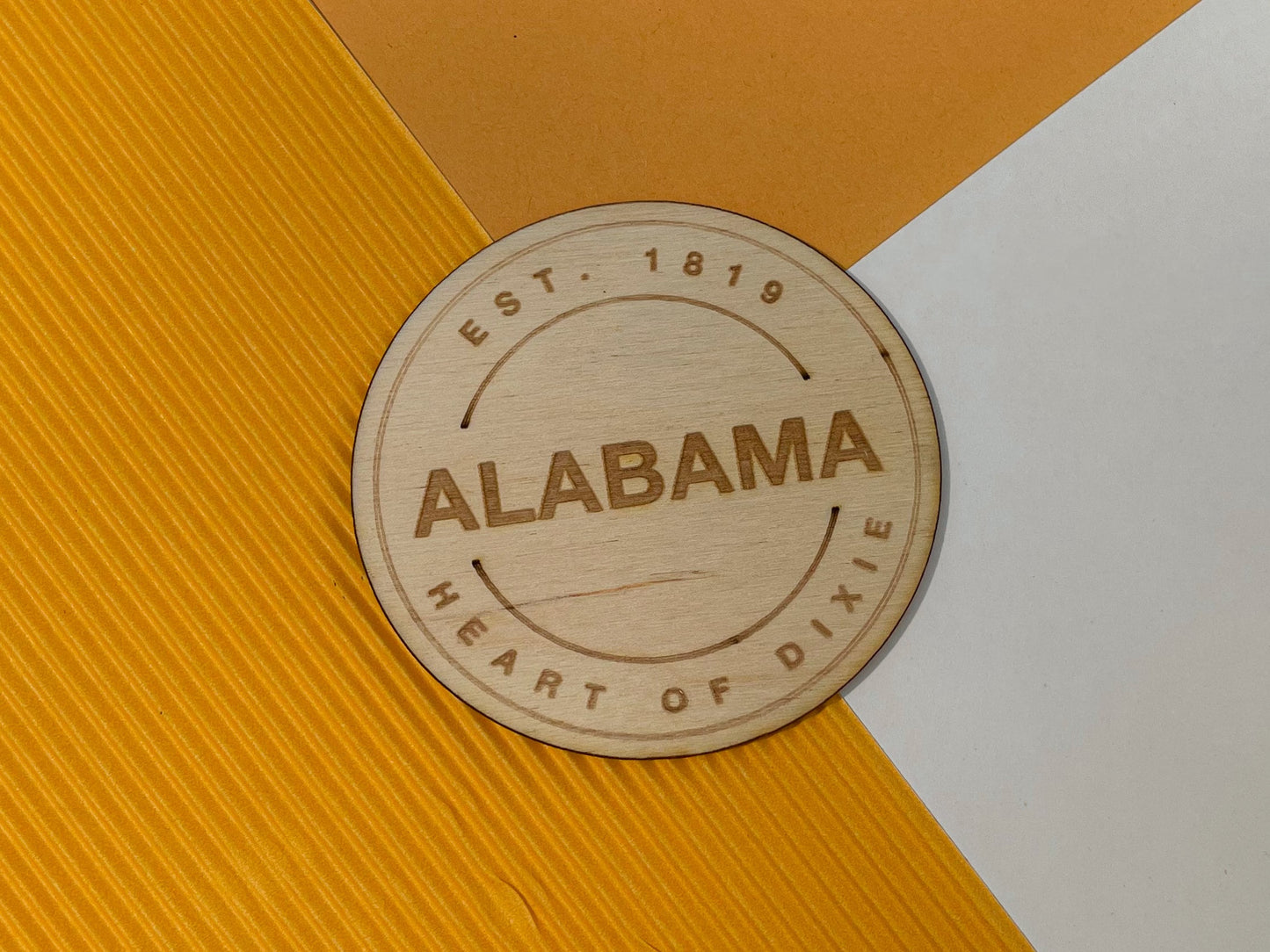 Alabama State Token Magnet