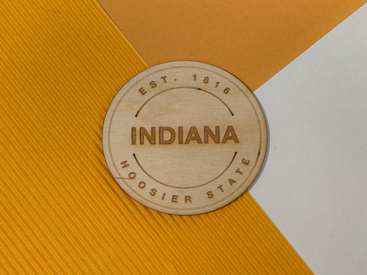 Indiana State Token Magnet