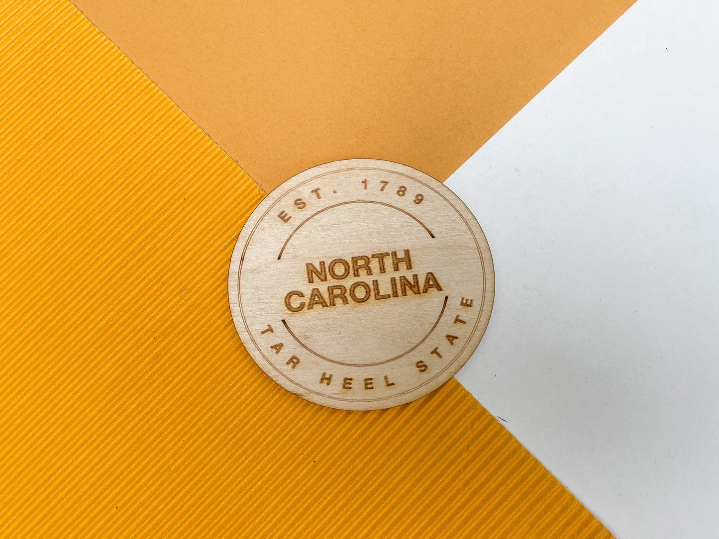 North Carolina State Token Magnet