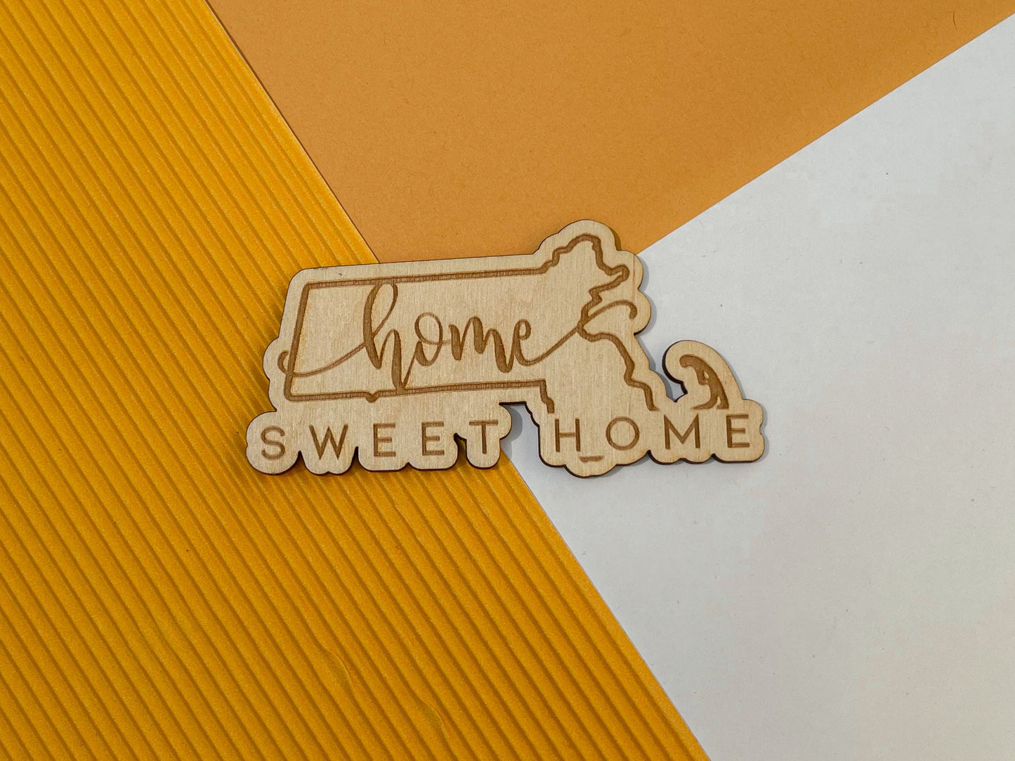 Massachusetts Home Sweet Home Magnet