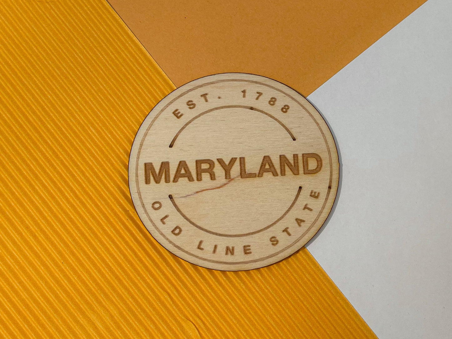 Maryland State Token Magnet