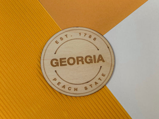 Georgia State Token Magnet