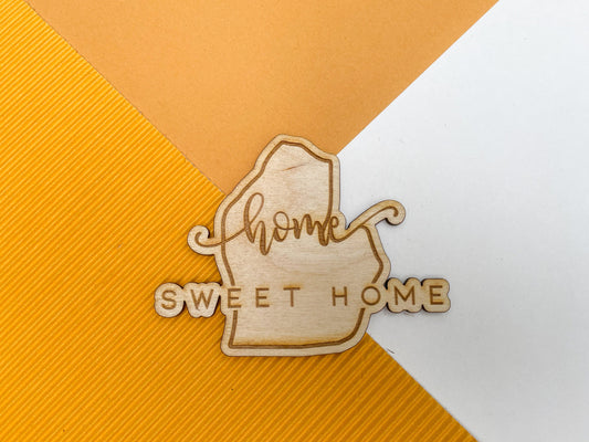 Michigan Home Sweet Home Magnet